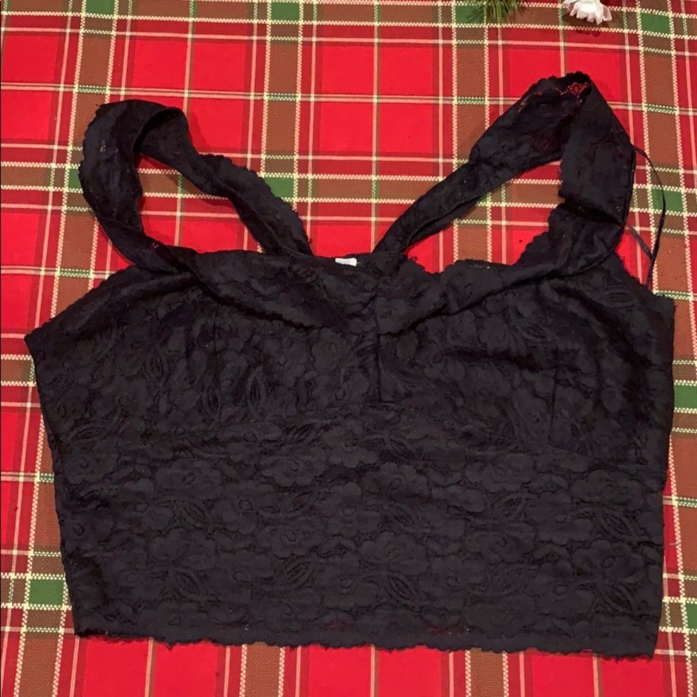 Free People black bralette size large